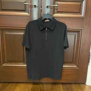 Prada Zip Polo - back - mens